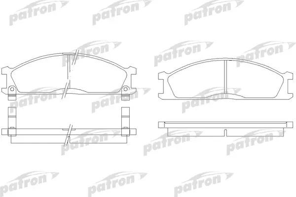 

Тормозные колодки PATRON дисковые PBP641