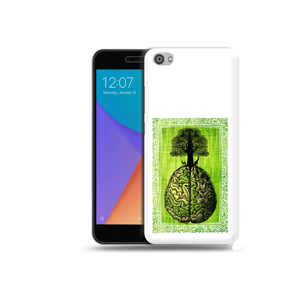 

Чехол MyPads Tocco для Xiaomi Redmi Note 5A абстракция здоровый мозг (PT75665.324.211), Прозрачный, Tocco