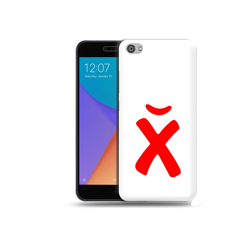 

Чехол MyPads Tocco для Xiaomi Redmi Note 5A абстракция буква х (PT75665.324.209), Прозрачный, Tocco