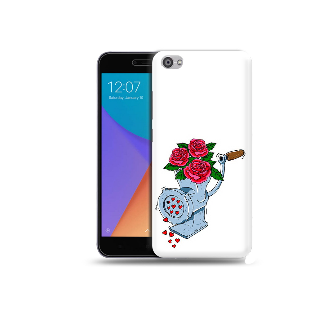 

Чехол MyPads Tocco для Xiaomi Redmi Note 5A Цветочные сердца (PT75665.324.199), Прозрачный, Tocco
