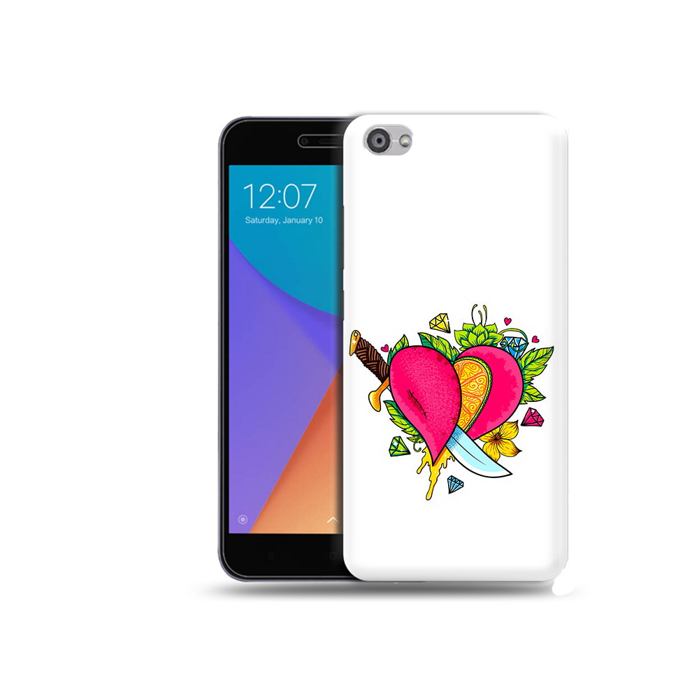 

Чехол MyPads Tocco для Xiaomi Redmi Note 5A Фруктовое сердце (PT75665.324.188), Прозрачный, Tocco