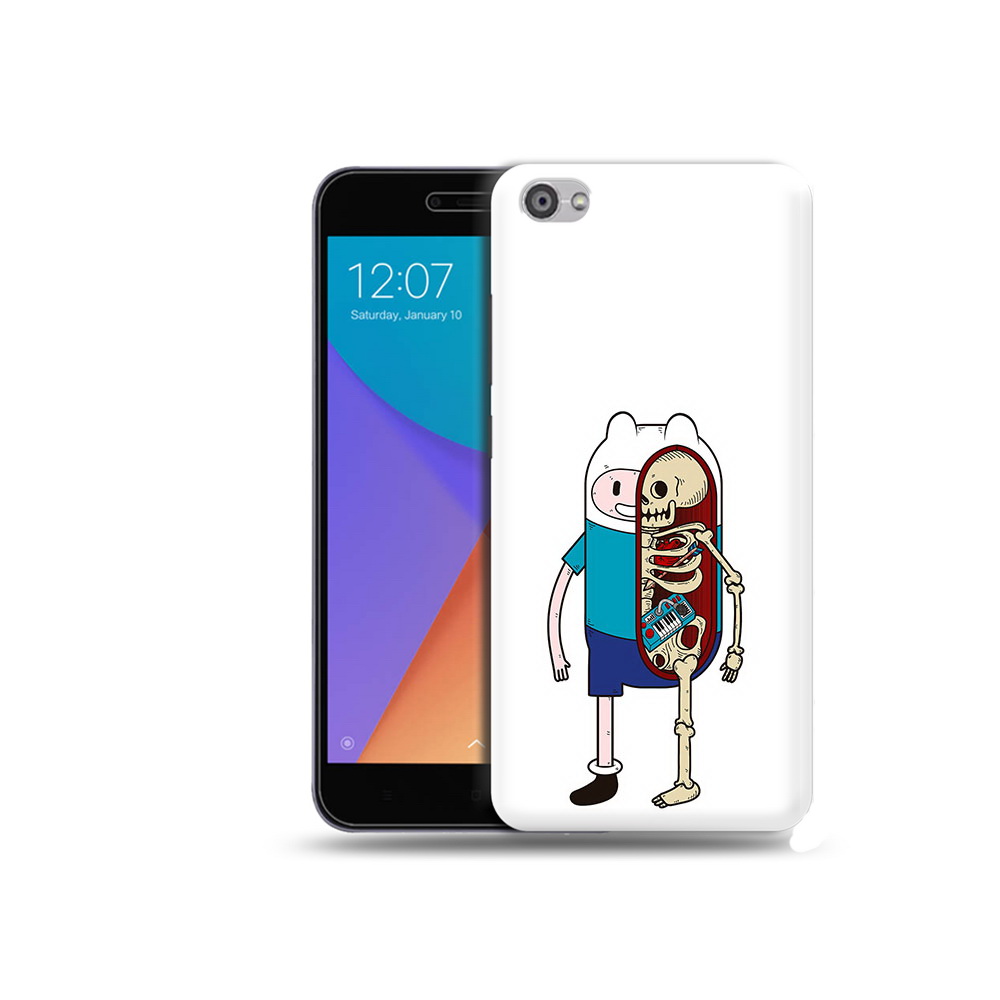 

Чехол MyPads Tocco для Xiaomi Redmi Note 5A Финн скелет (PT75665.324.187), Прозрачный, Tocco