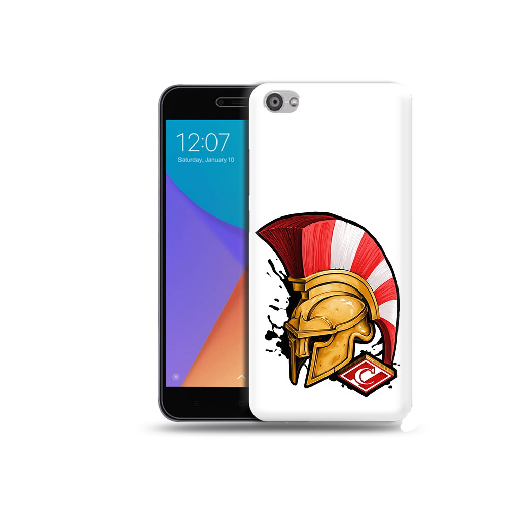 

Чехол MyPads Tocco для Xiaomi Redmi Note 5A ФК спартак шлем (PT75665.324.185), Прозрачный, Tocco