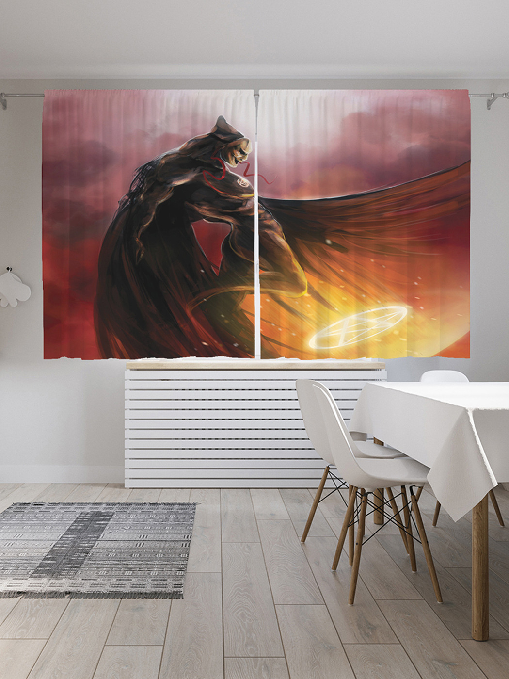 

Шторы с фотопечатью JoyArty "Небесная высь" из сатена, 290х180 см