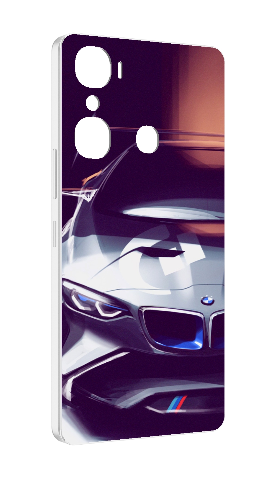 

Чехол Mypads Bmw Мужской Для Infinix Hot 12 Pro, Прозрачный, Tocco
