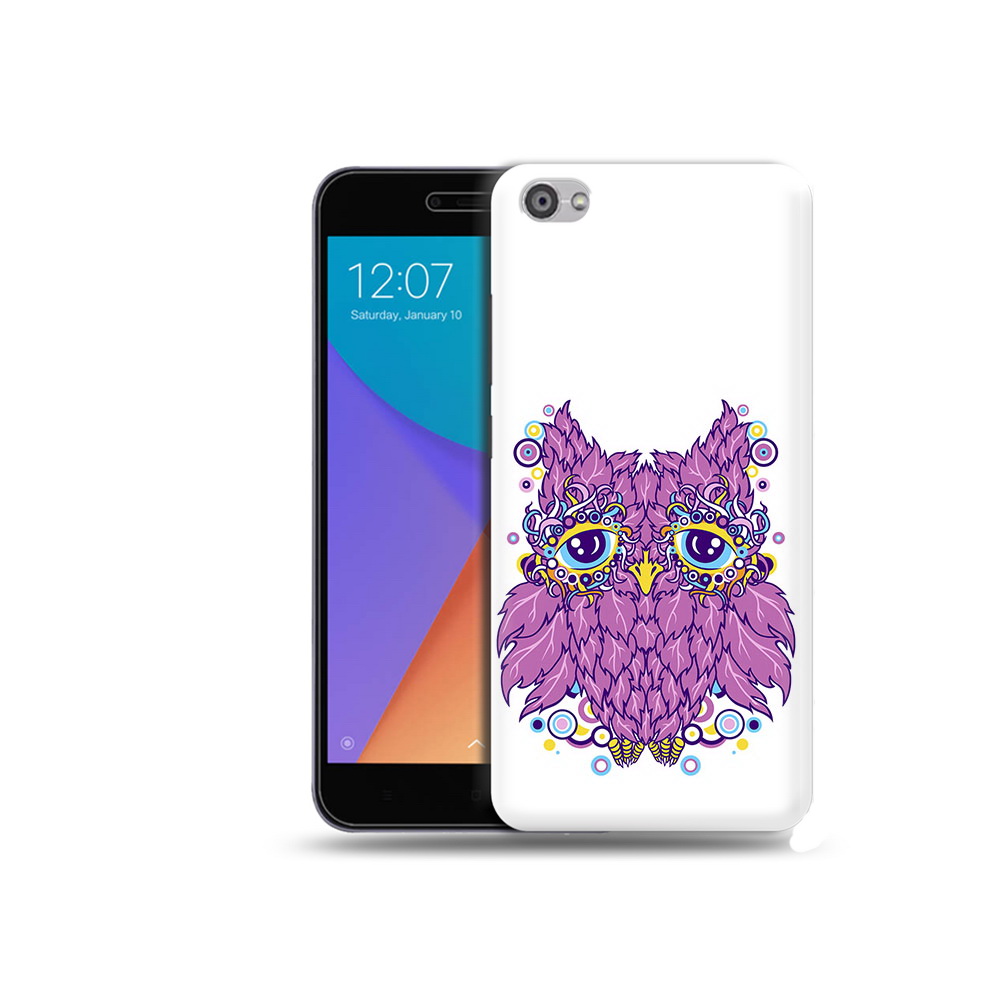 

Чехол MyPads Tocco для Xiaomi Redmi Note 5A Розовая сова (PT75665.324.147), Прозрачный, Tocco