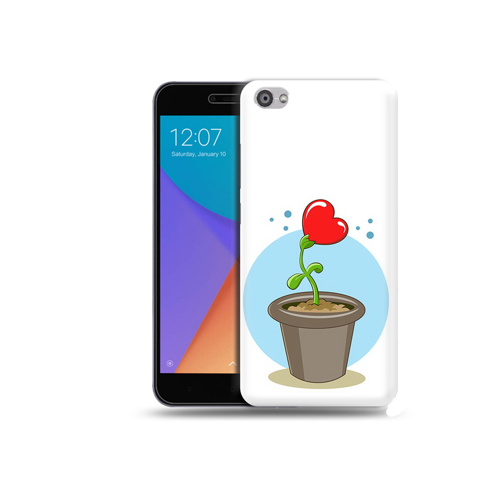 

Чехол MyPads Tocco для Xiaomi Redmi Note 5A Растение любви 14 февраля (PT75665.324.145), Прозрачный, Tocco