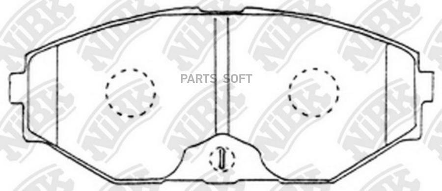 

Тормозные колодки NiBK дисковые для Nissan Cefiro 2000-2003 PN2261