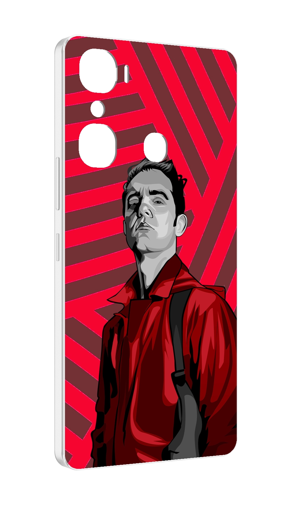 

Чехол MyPads Берлин-бумажный-дом для Infinix Hot 12 Pro, Прозрачный, Tocco