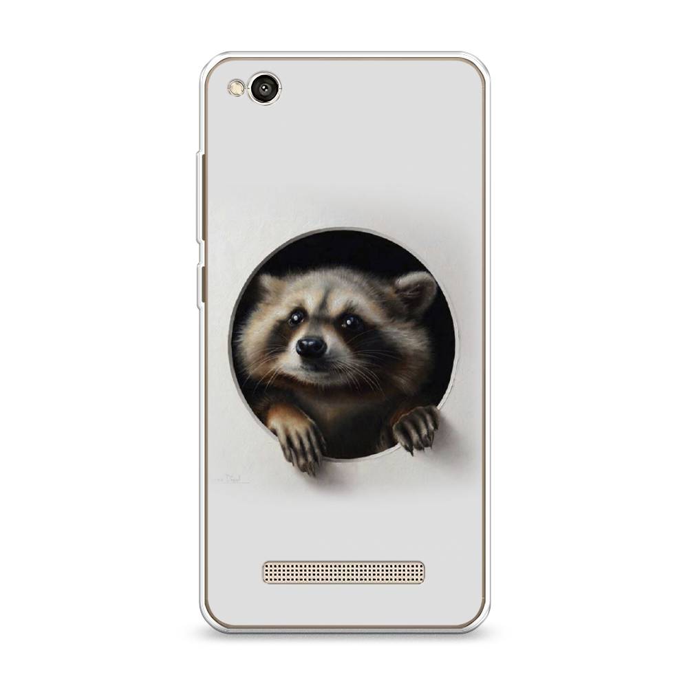 

Чехол Awog на Xiaomi Redmi 4A "Любопытный енот", Разноцветный, 31350-1