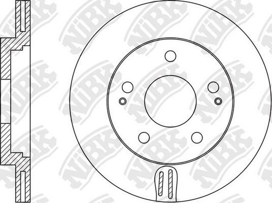 

Тормозной диск NiBK RN1573