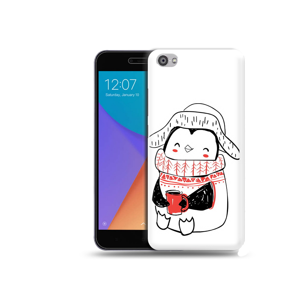 

Чехол MyPads Tocco для Xiaomi Redmi Note 5A Милый пингвин (PT75665.324.115), Прозрачный, Tocco