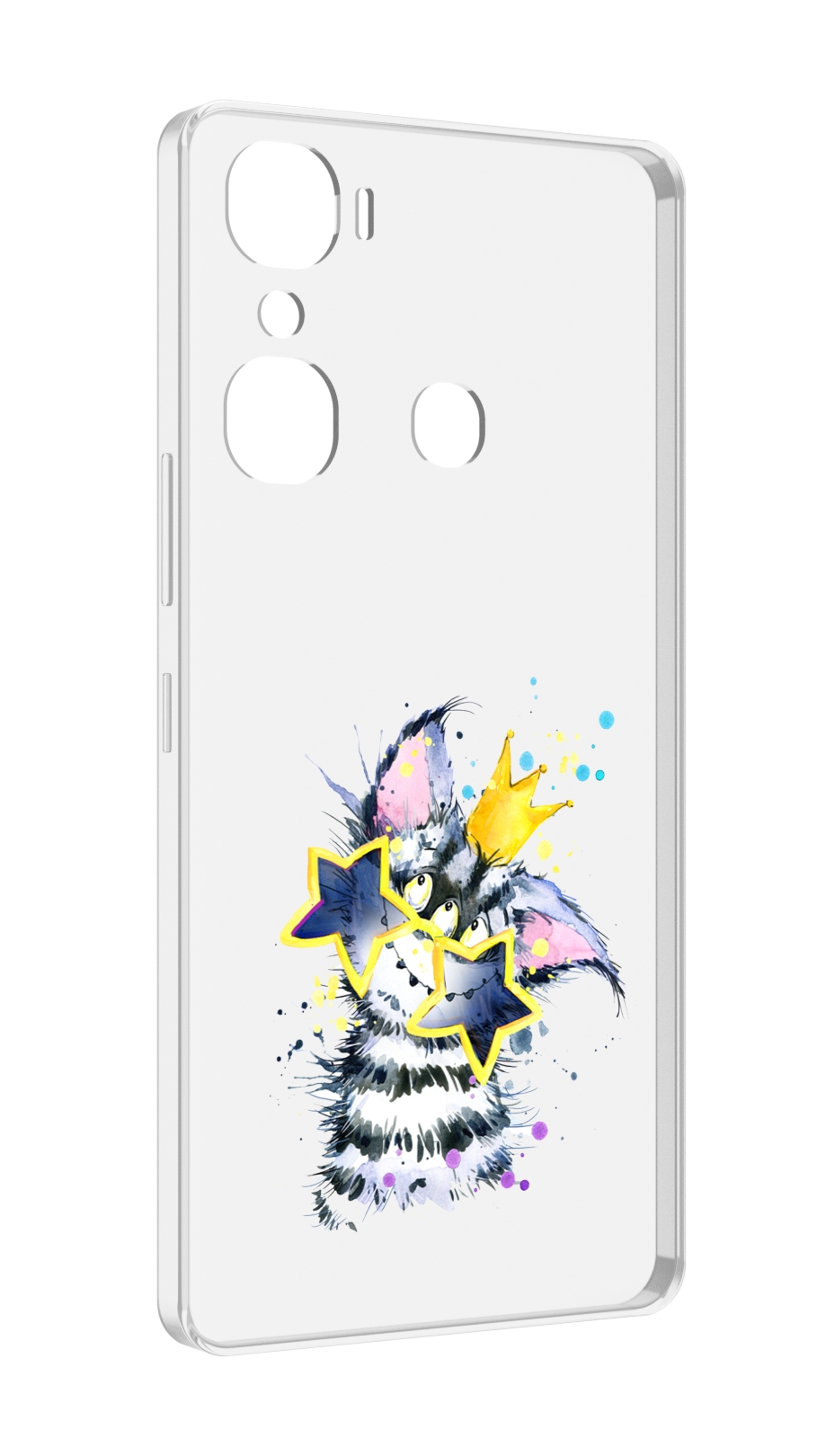 

Чехол MyPads Мартовский Нуся для Infinix Hot 12 Pro, Прозрачный, Tocco