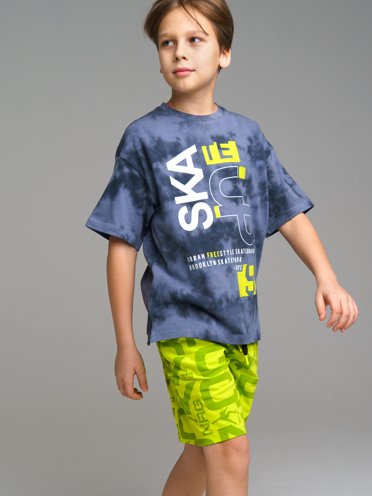 

Футболка детская PlayToday 12311076, цвет разноцветный, размер 134, 12311076