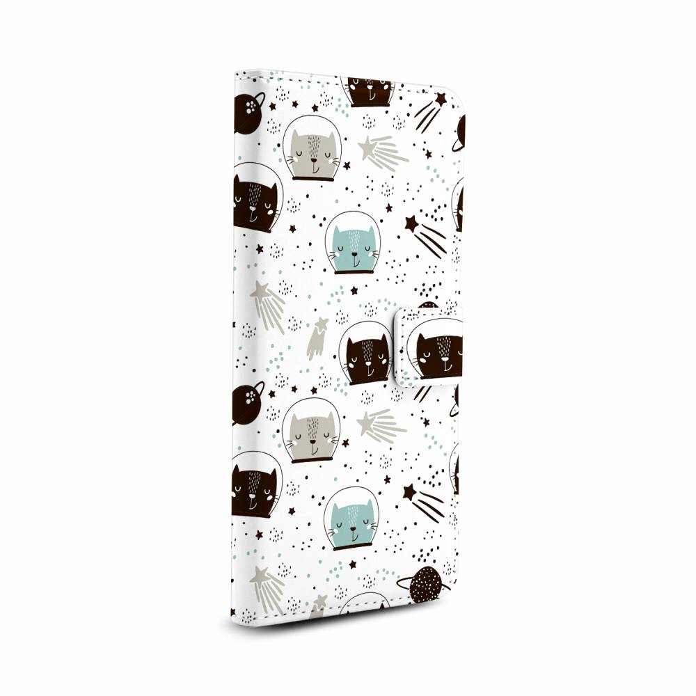 

Чехол Awog на Samsung Galaxy A23 "Котики космонавты", Белый;голубой;желтый, 2105085-1