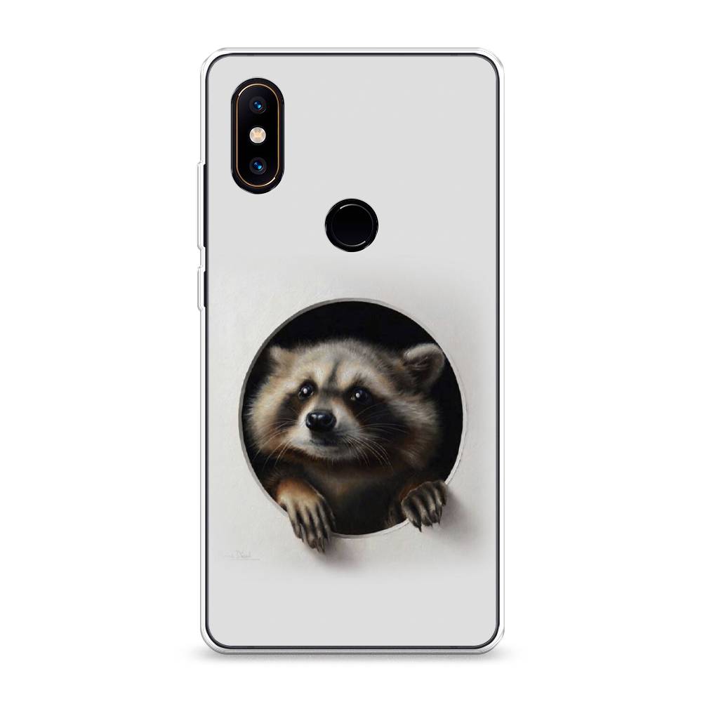 

Чехол Awog на Xiaomi Mi Mix 2S "Любопытный енот", Разноцветный, 33450-1