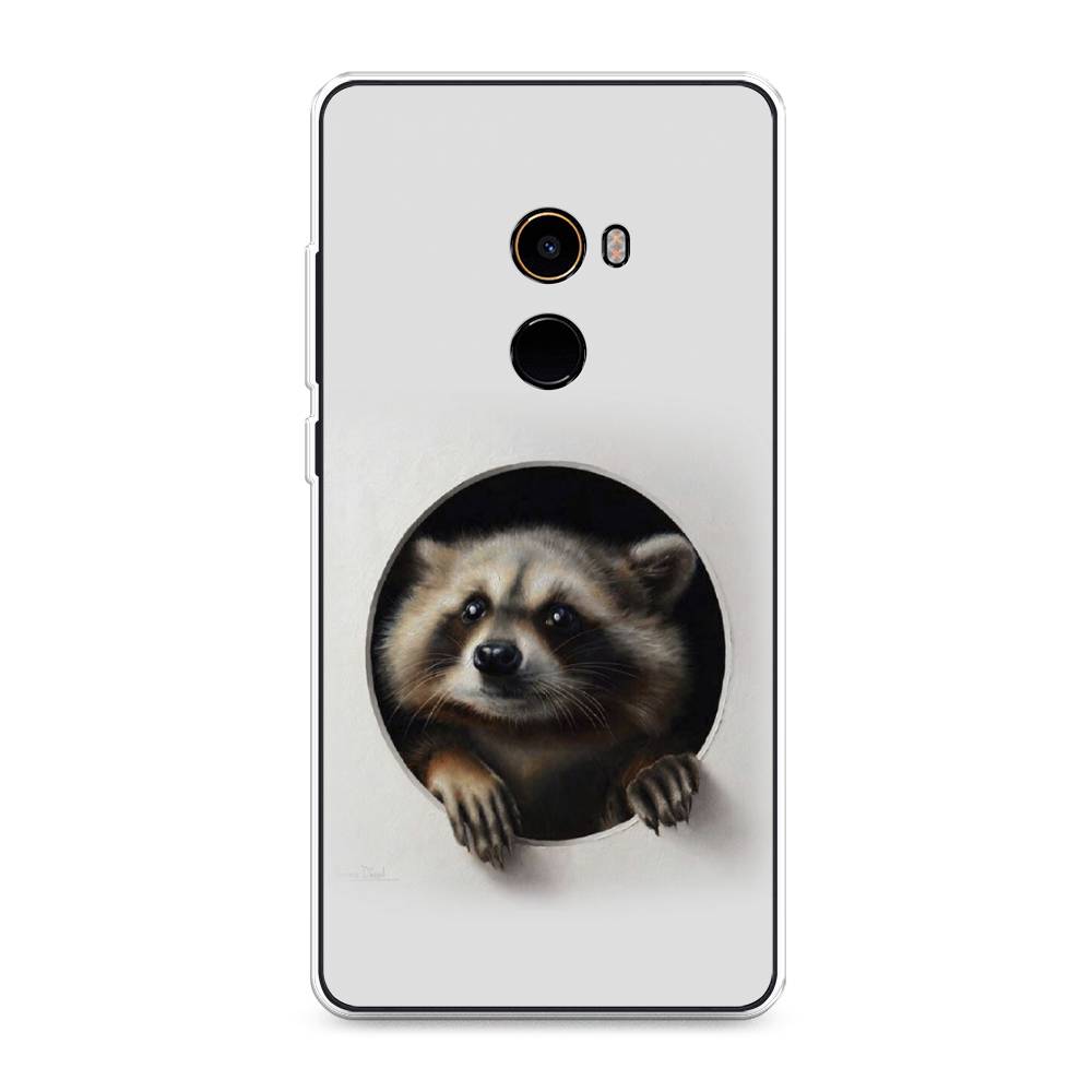 

Чехол Awog на Xiaomi Mi Mix 2 "Любопытный енот", Разноцветный, 32550-1