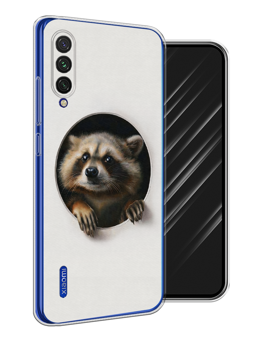 

Чехол Awog на Xiaomi Mi CC9E/Mi A3 "Любопытный енот", Разноцветный, 35950-1