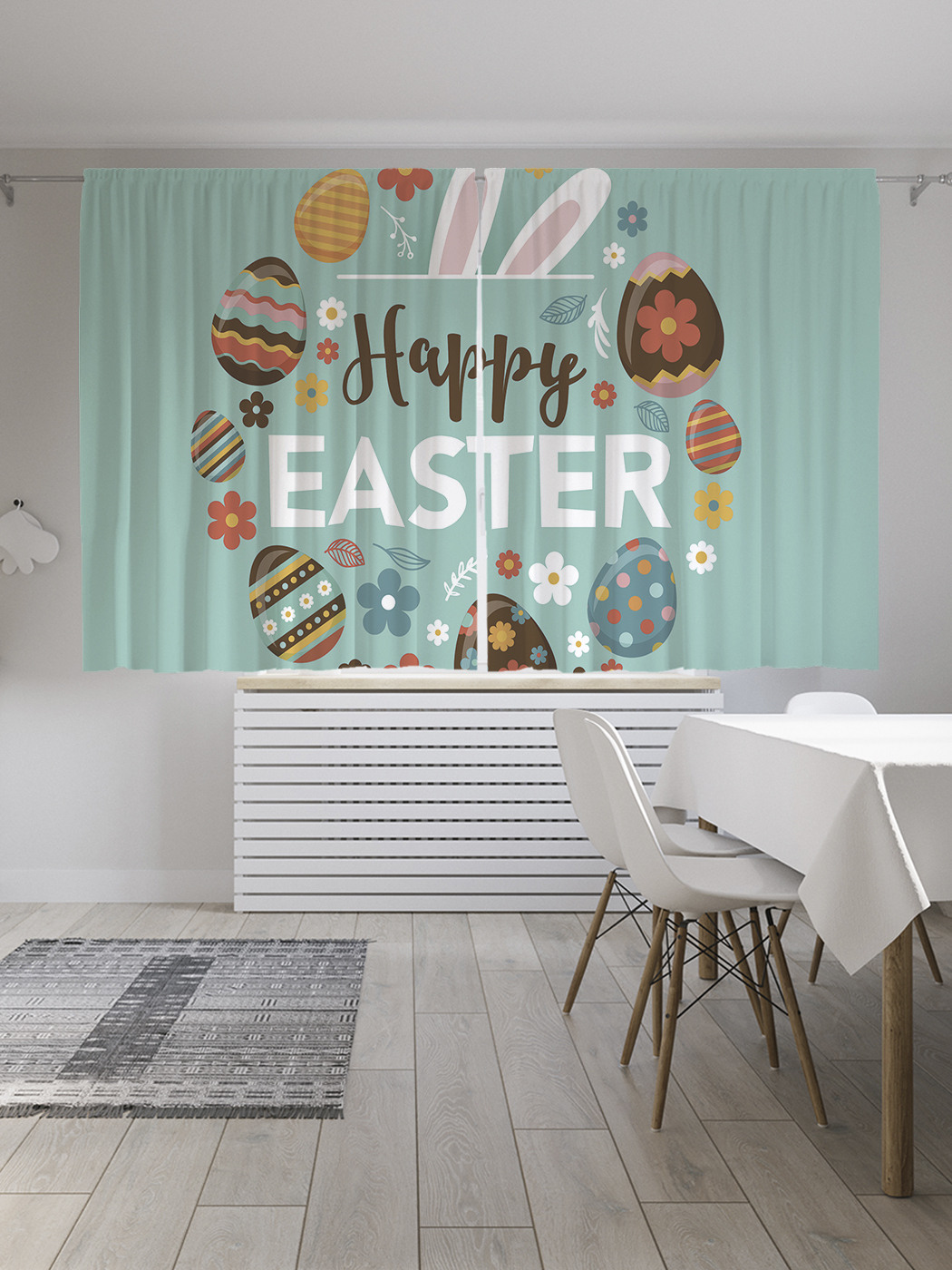 

Шторы JoyArty с фотопечатью "Яйца для Пасхи" из сатена, 290х180 см, Яйца для Пасхи