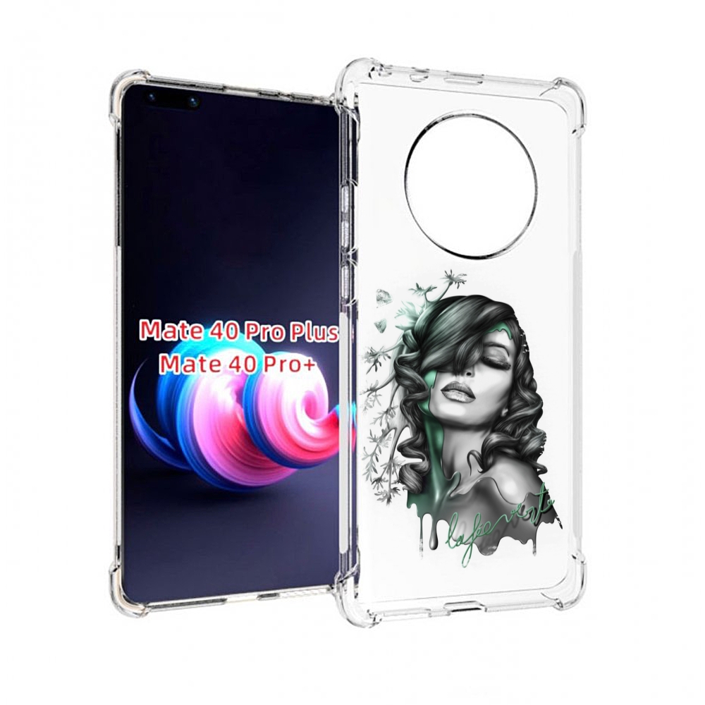 

Чехол MyPads Веселая корова для Huawei Mate 40 Pro+ Plus, Прозрачный, Tocco