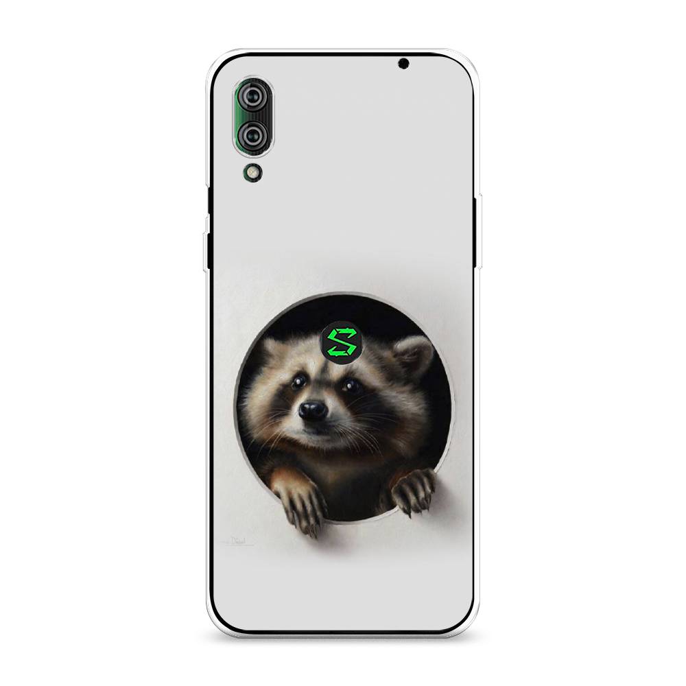 

Чехол Awog на Xiaomi Black Shark 2/2 Pro "Любопытный енот", Разноцветный, 36450-1
