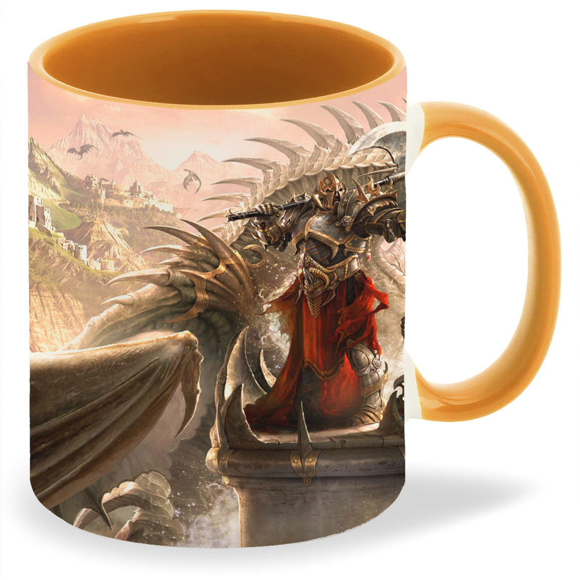 фото Кружка coolpodarok dragon eternity дракон рыцарь с секирой