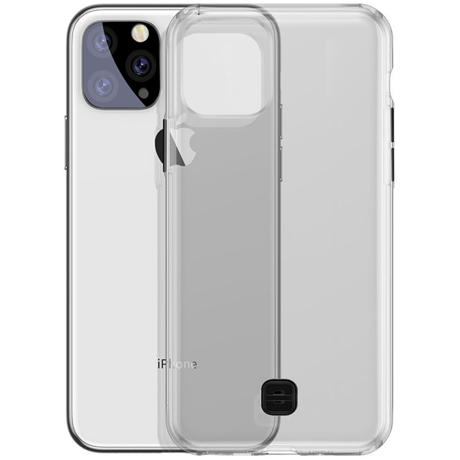 фото Чехол для iphone 11 pro с ремешком baseus transparent key - дымчатый (wiapiph58s-qa01)