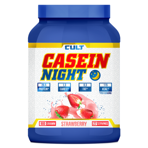 фото Протеин cult sport nutrition protein casein, 900 г, strawberry