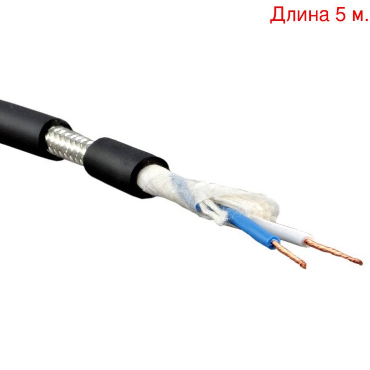

Кабель микрофонный на метраж Canare L-2T2S BLK (5м), L-2T2S BLK (5м.)
