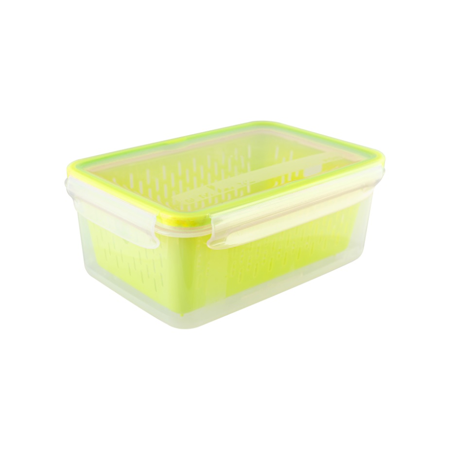 

Контейнер с сеткой 2,4л "KEEP FRESH" L прям.