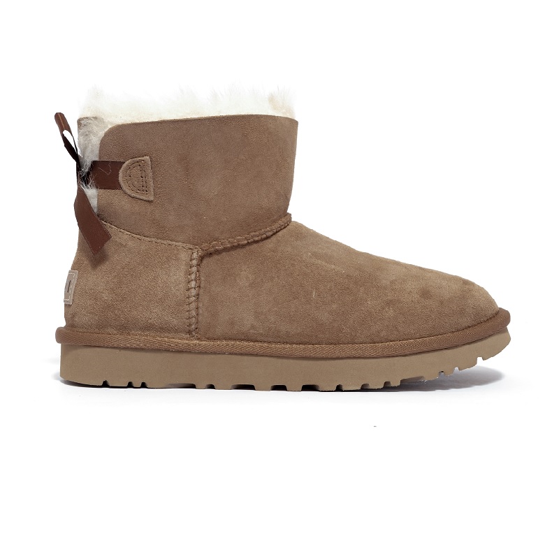 

Угги женские Sacci Bailey Bow Mini коричневые 38 EU, Коричневый, Bailey Bow Mini