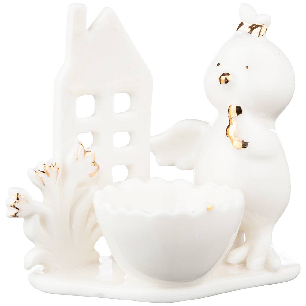 

Набор из 2 штук Подставка под яйцо Lefard Пасха 11х7х10см фарфор 146-1598_, Белый