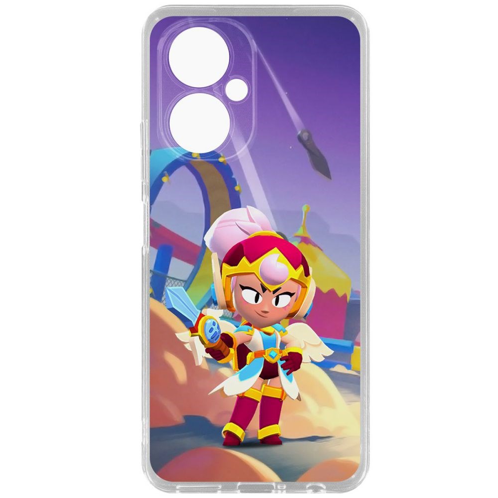 

Чехол-накладка Brawl Stars-Валькирия Джанет для Tecno Camon 19 Pro, Прозрачный