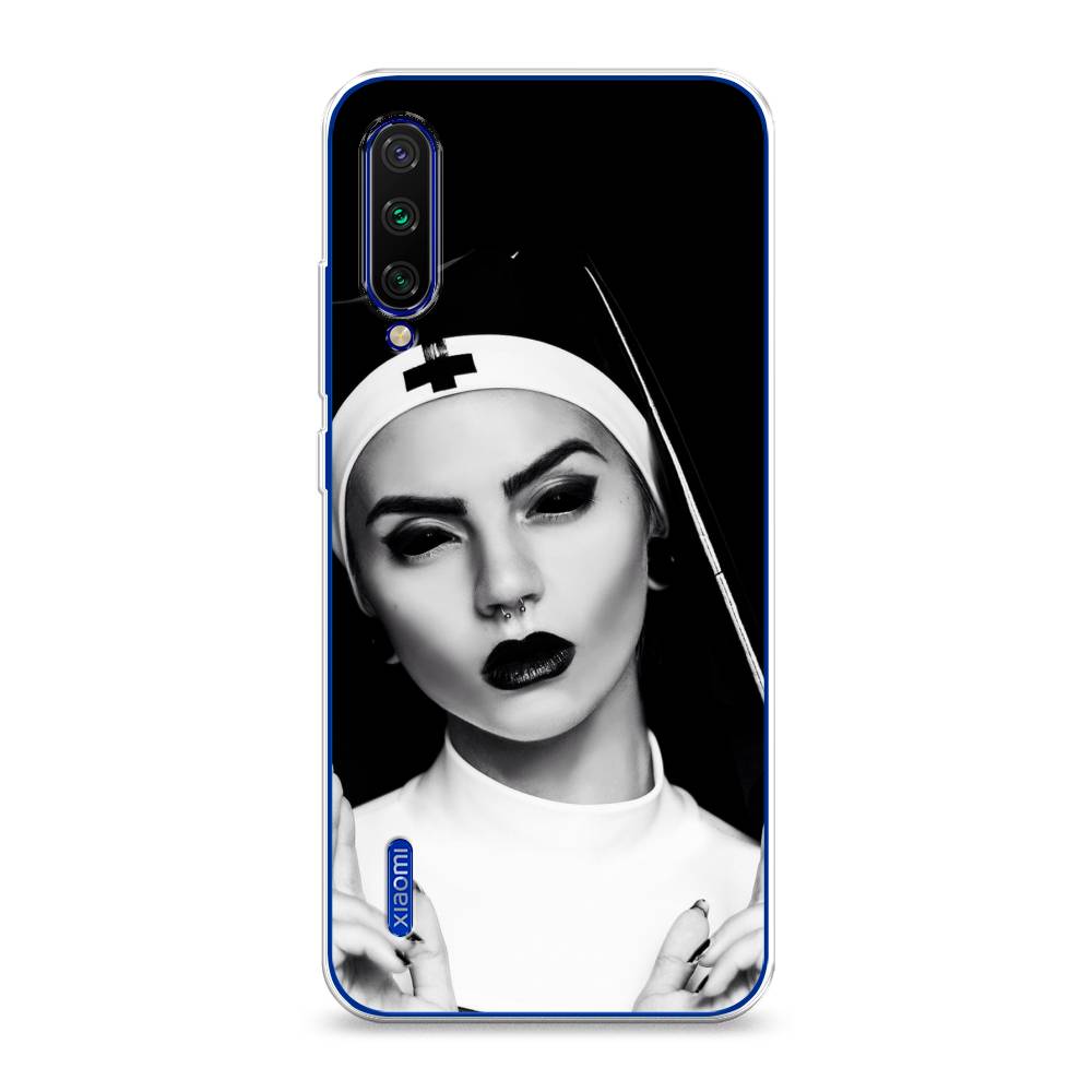 

Чехол Awog на Xiaomi Mi CC9E/Mi A3 "Черная монашка", Разноцветный, 36050-9