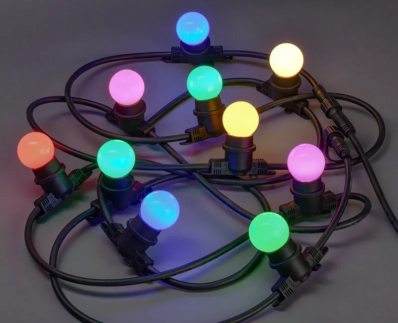 

Световая гирлянда новогодняя IEK белт-лайт LGDU601-3-010-05-B-S-65 5 м разноцветный, белт-лайт