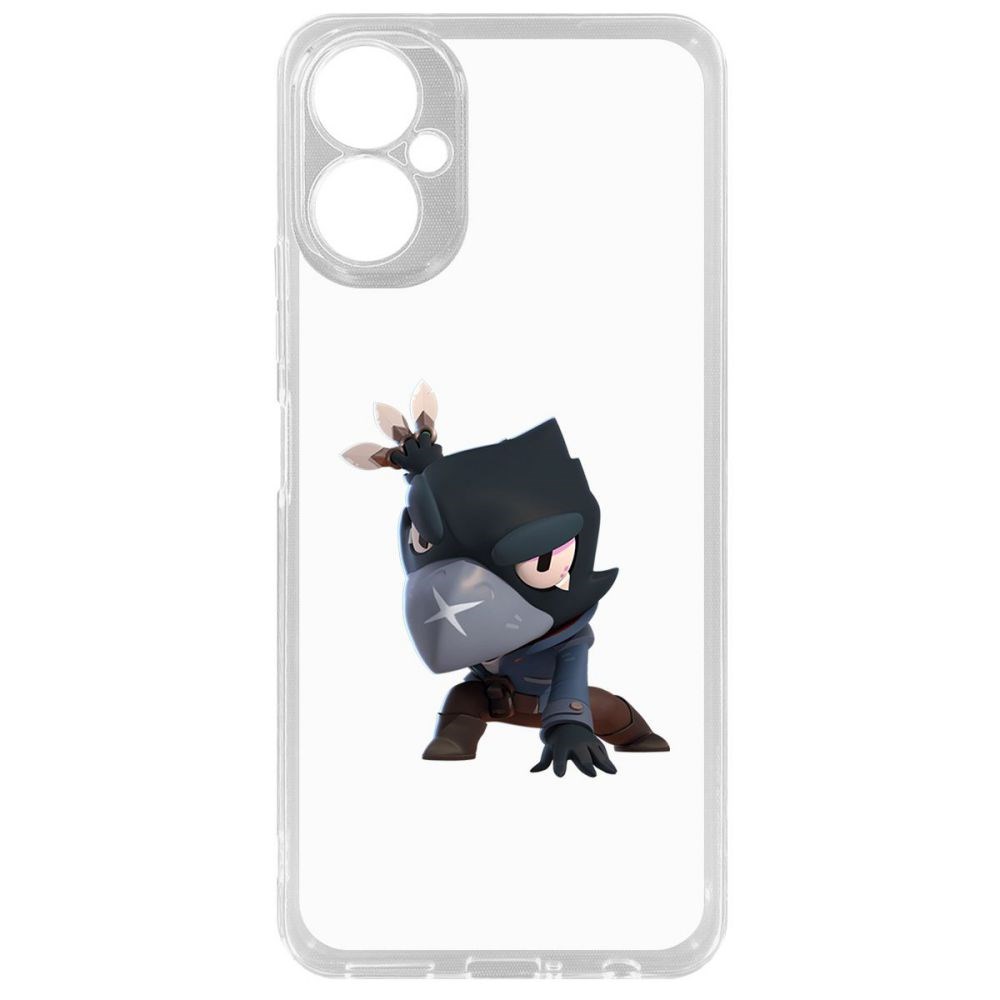 

Чехол-накладка Brawl Stars-Ворон для Tecno Camon 19 Neo, Прозрачный