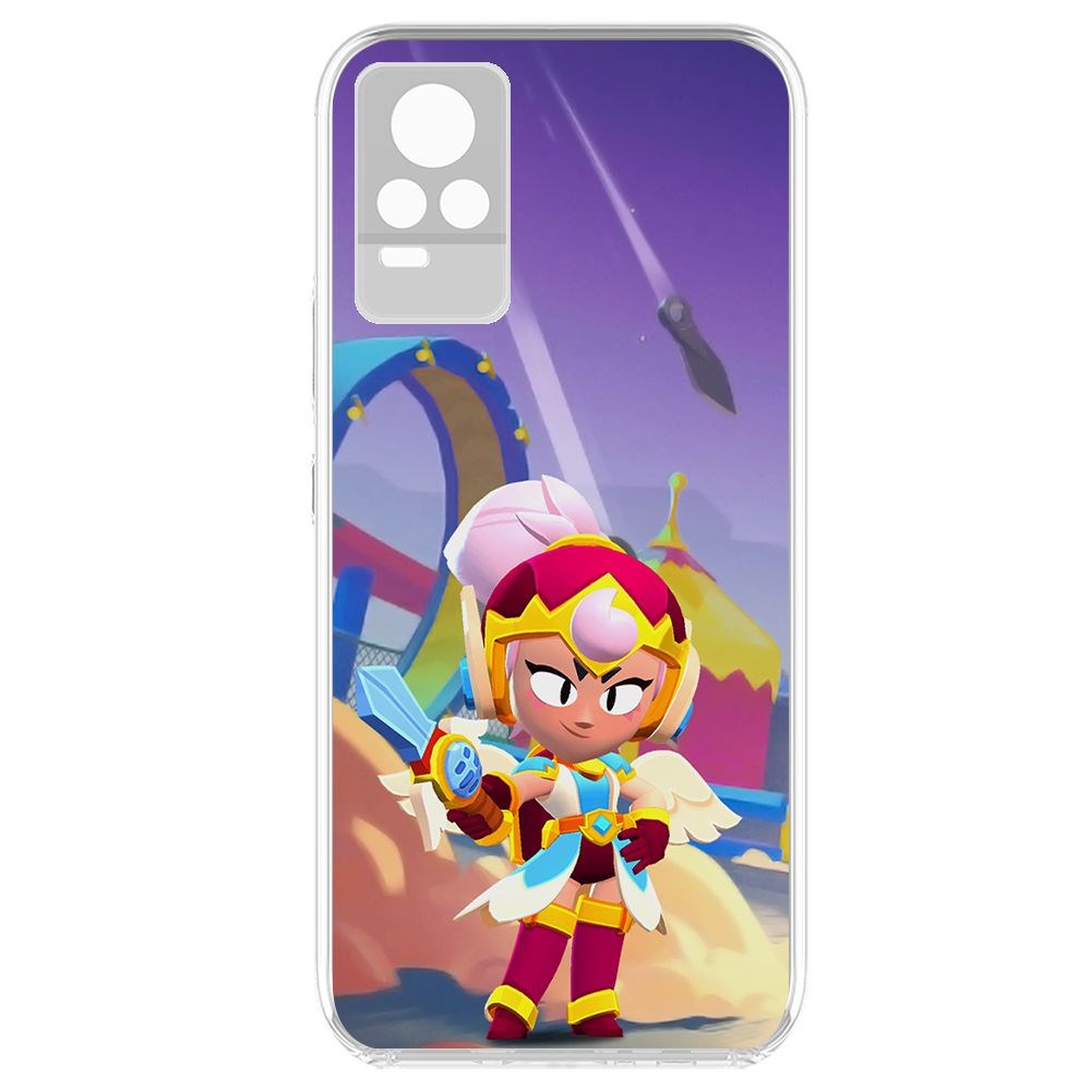 

Чехол-накладка Brawl Stars-Валькирия Джанет для Vivo V21e