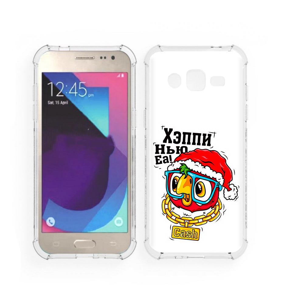 

Чехол MyPads Tocco для Samsung Galaxy J2 Хэппи нью еа (PT226924.572.196), Прозрачный, Tocco