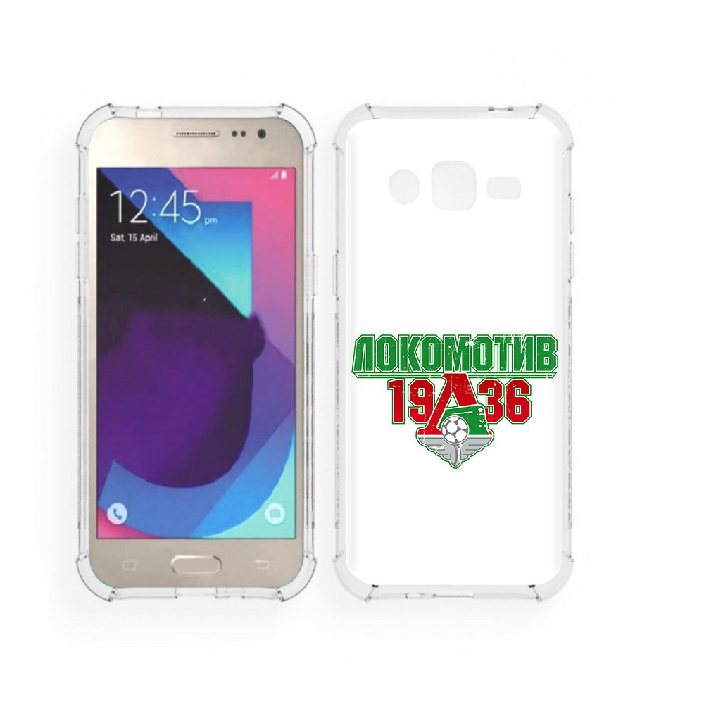 

Чехол MyPads Tocco для Samsung Galaxy J2 ФК локомотив 1936 (PT226924.572.182), Прозрачный, Tocco