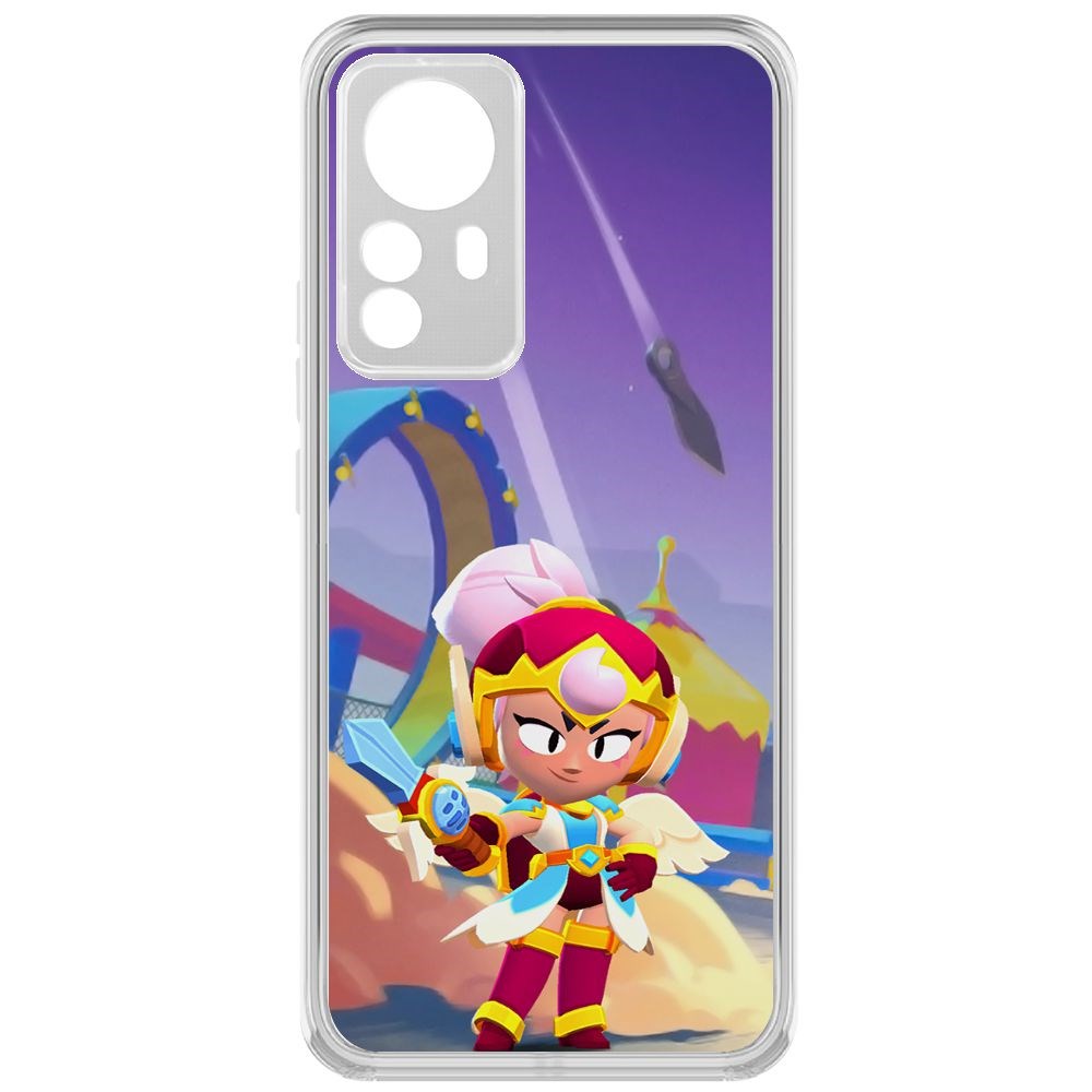 

Чехол-накладка Brawl Stars-Валькирия Джанет для Xiaomi 12 Pro, Прозрачный
