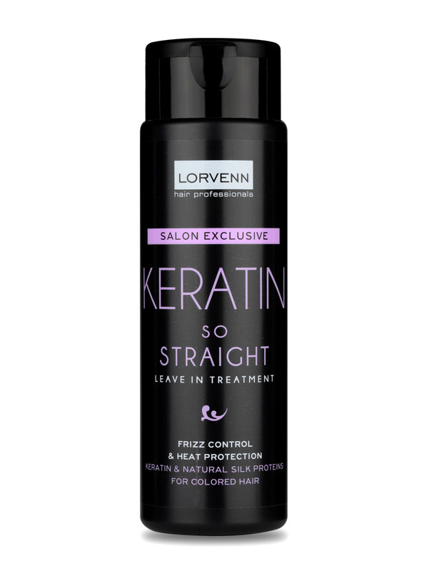 фото Крем lorvenn hair professionals с кератином keratin для выпрямления волос, 200 мл