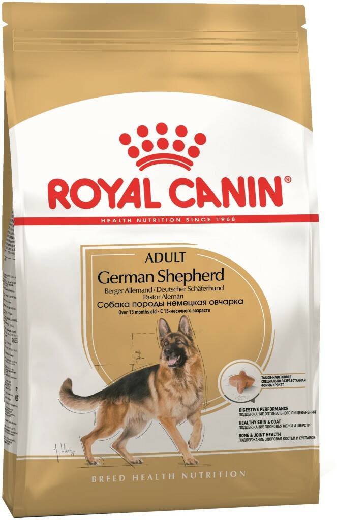 

Сухой корм для немецкой овчарки RC German Shepherd Adult, 3 кг