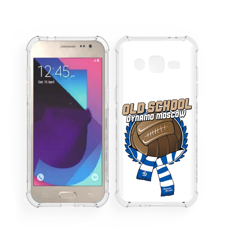 

Чехол MyPads Tocco для Samsung Galaxy J2 ФК Динамо олд скул (PT226924.572.176), Прозрачный, Tocco
