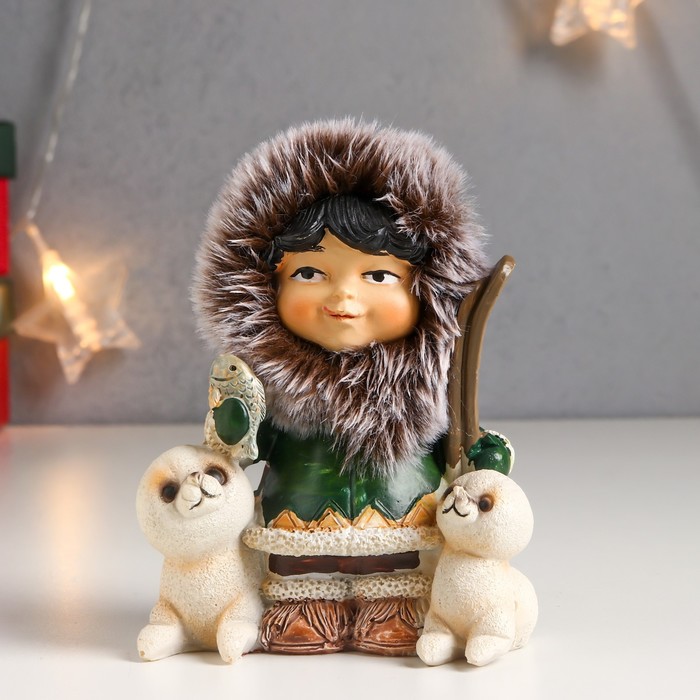 

Новогодняя фигурка Малыш и морские котики-север 7650120 1 шт., Малыш и морские котики-север