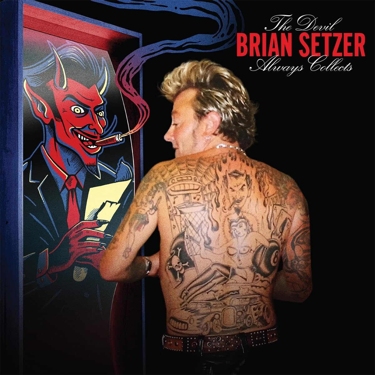 

Brian Setzer The Devil Always Collects (Transparent Red) (LP)