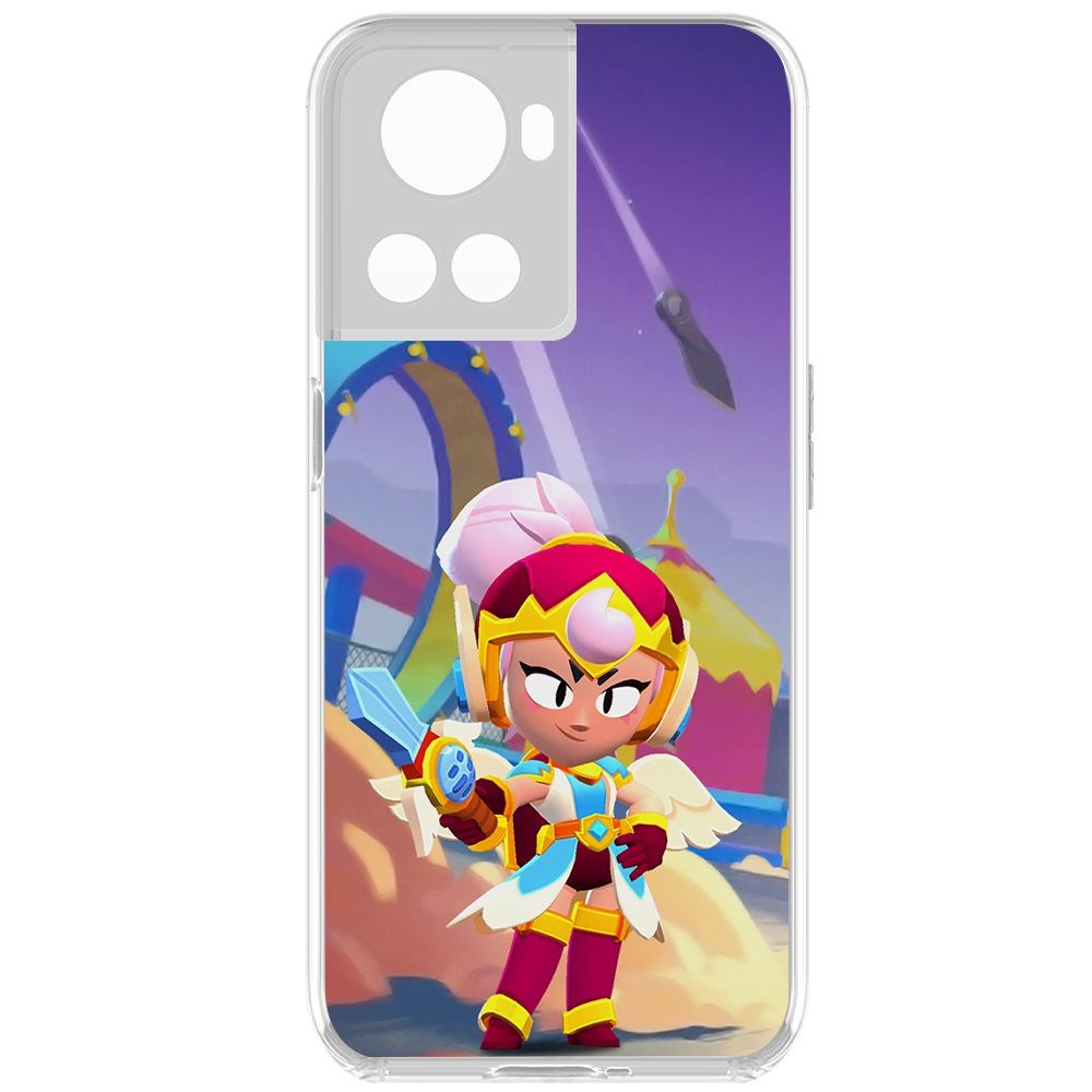 

Чехол-накладка Brawl Stars-Валькирия Джанет для OnePlus 10R, Прозрачный