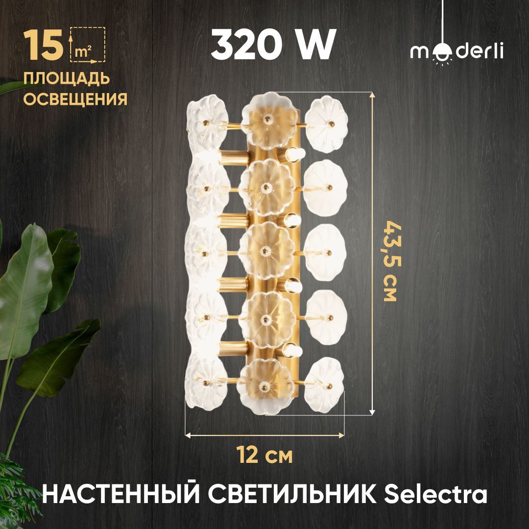Светильник настенный Moderli V10233-8W Selectra