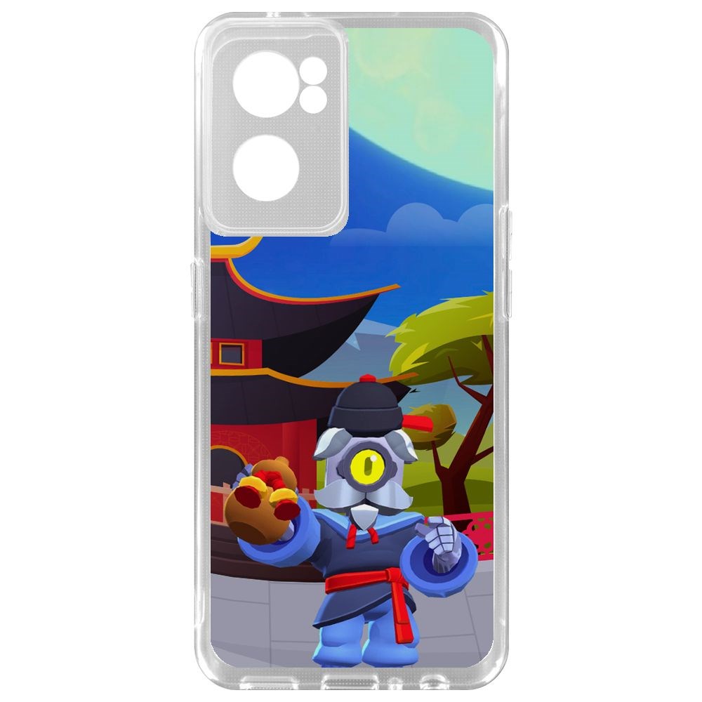 

Чехол-накладка Brawl Stars-Великий Мастер Барли для OnePlus Nord CE 2 5G, Прозрачный