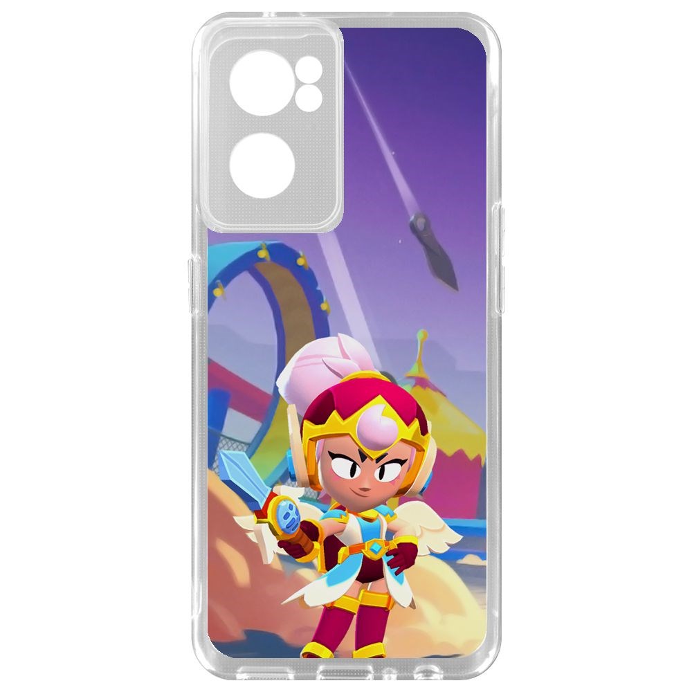 

Чехол-накладка Brawl Stars-Валькирия Джанет для OnePlus Nord CE 2 5G, Прозрачный
