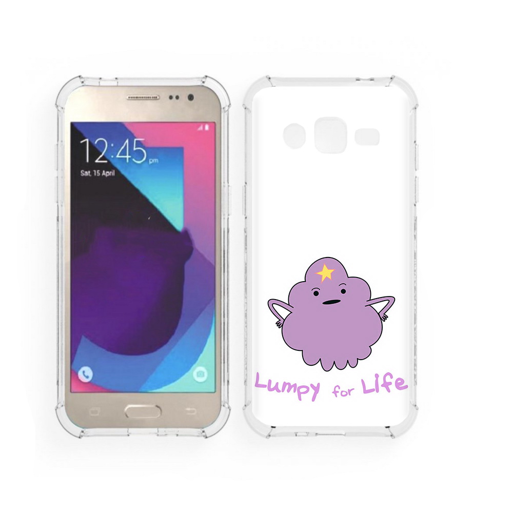 

Чехол MyPads Tocco для Samsung Galaxy J2 Принцесса пупырчатого королевства, Прозрачный, Tocco